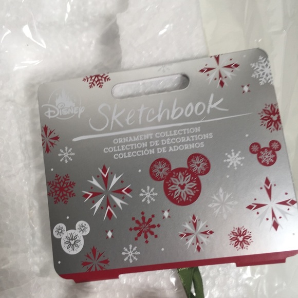 Mickey Mouse Christmas Holiday 2021 Sketchbook Disney Key Hanging Ornament - Picture 6 of 7